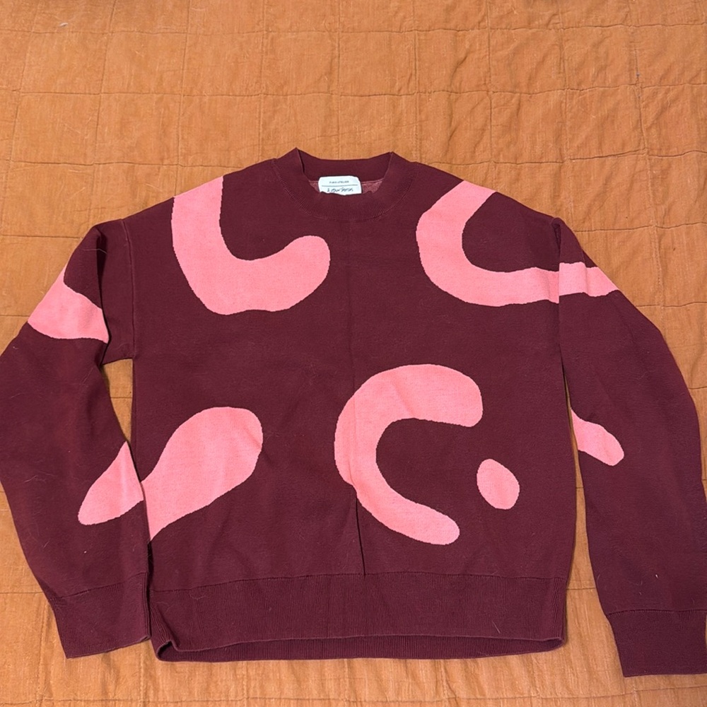 & other stories squiggle sweater size s